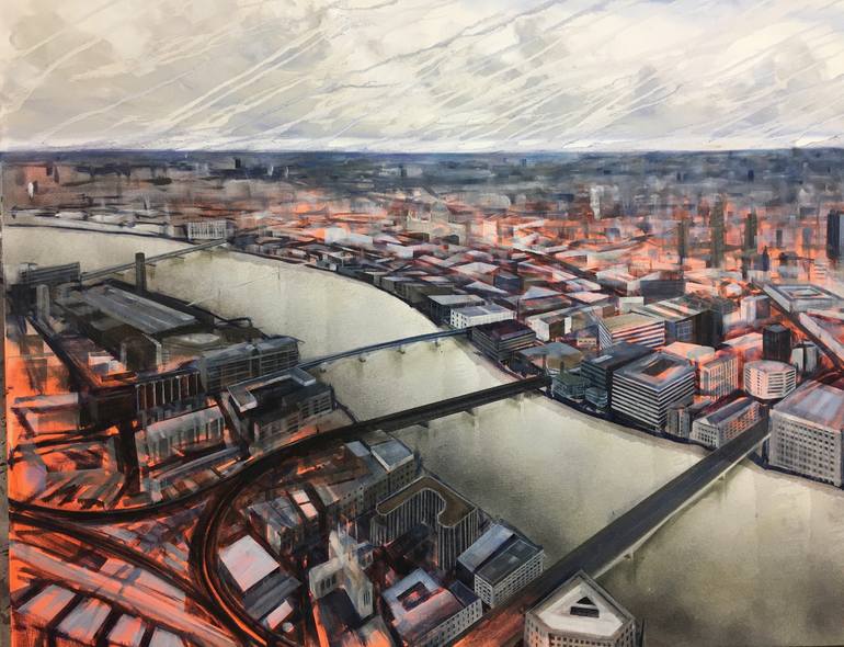 Original  Painting by luke m walker