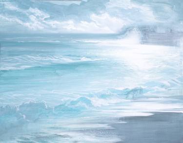 Original Abstract Expressionism Seascape Paintings by Alex S