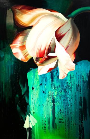 Print of Figurative Floral Paintings by Alex S