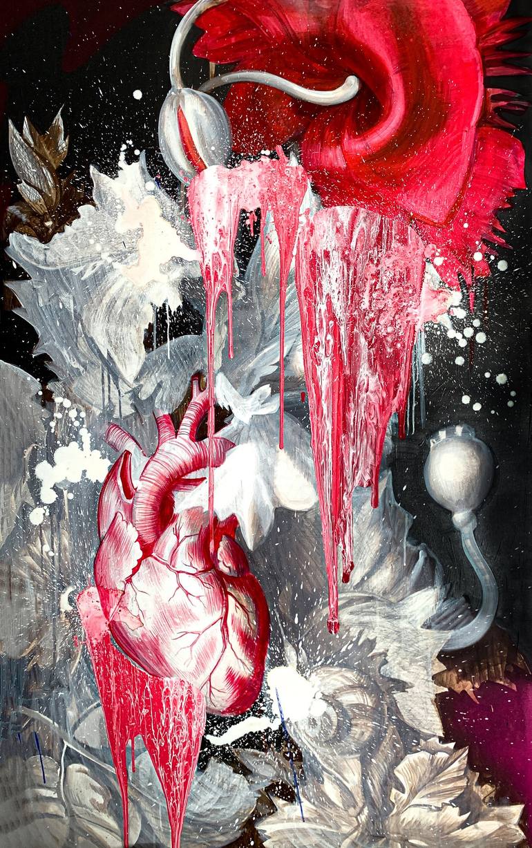 Original Conceptual Botanic Paintings by Alex S