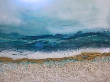 Original Abstract Expressionism Abstract Mixed Media by Ollie Cervenkova