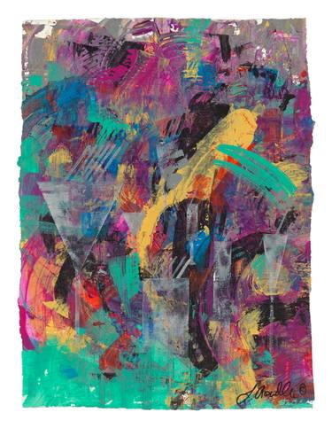 Original Contemporary Abstract Painting by Laurence Chandler