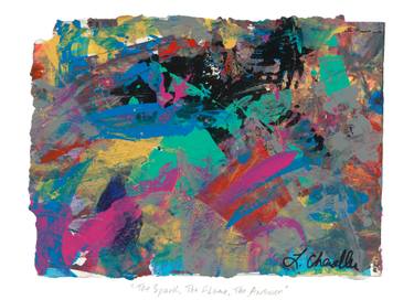 Original Abstract Expressionism Abstract Painting by Laurence Chandler