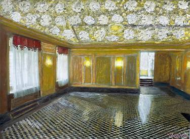 Original Expressionism Interiors Paintings by Chaim Bezalel