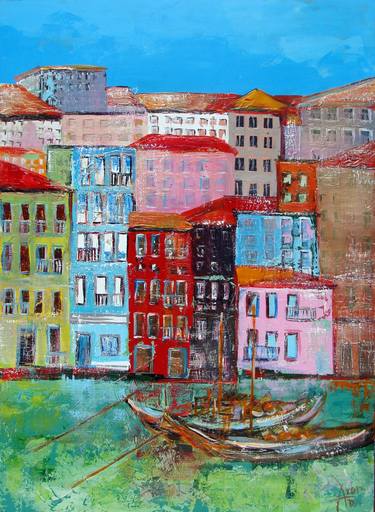 Original Architecture Paintings by Alla Dzevaltovska