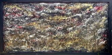 Original Abstract Expressionism Abstract Mixed Media by Donna Murray