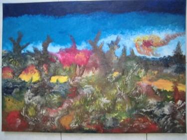 Original Abstract Expressionism Nature Painting by Jose Alberto Carbonell