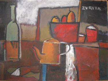 Original Modern Still Life Paintings by Zurita Marcelo