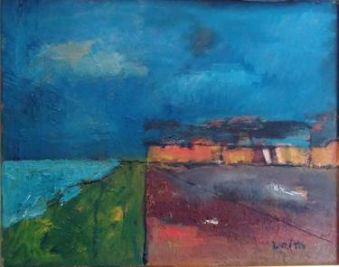 Original Expressionism Landscape Paintings by Zurita Marcelo
