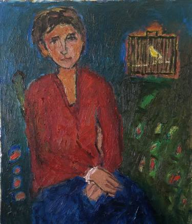 Original Expressionism Portrait Paintings by Zurita Marcelo