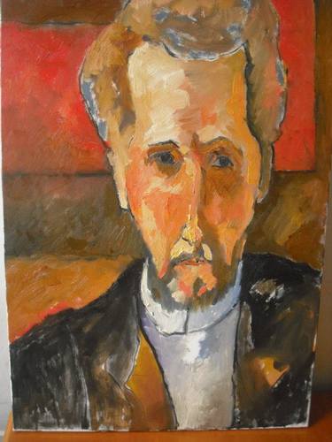 Original Expressionism Portrait Paintings by Zurita Marcelo