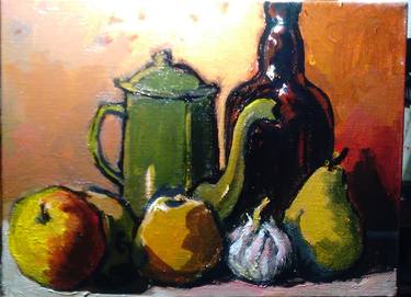 Original Still Life Paintings by Zurita Marcelo