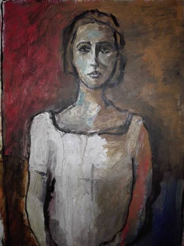 Original Expressionism Women Paintings by Zurita Marcelo