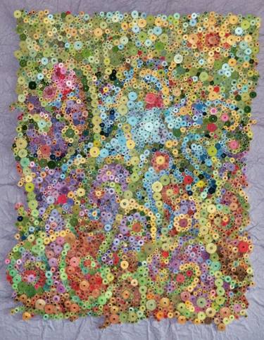 Original Abstract Nature Collage by Laurie Brown