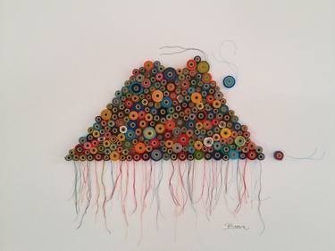 Saatchi Art Artist Laurie Brown; Collage, “Bolts” #art