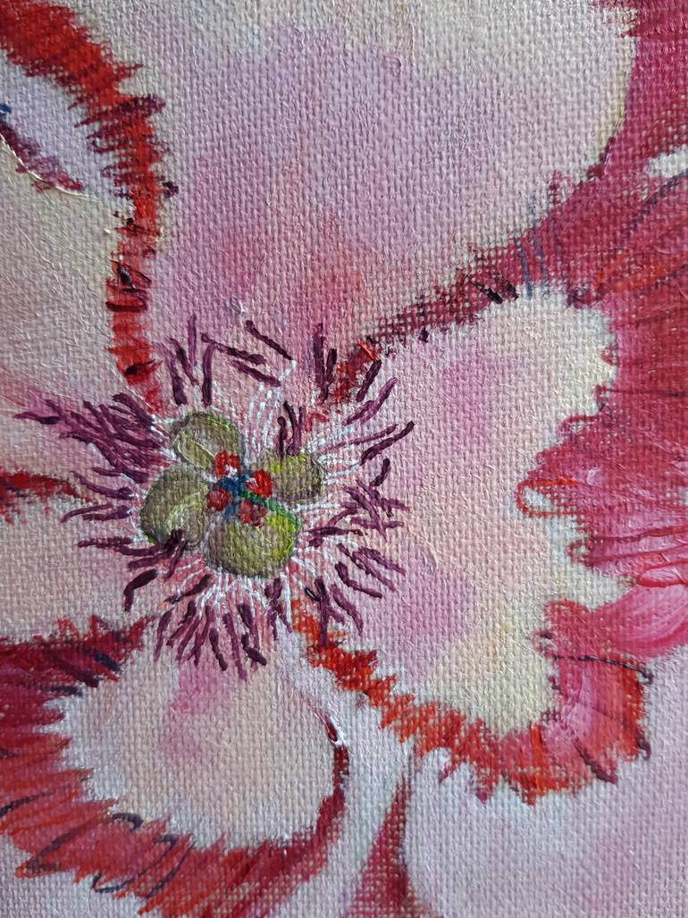 Original Abstract Botanic Painting by D K W