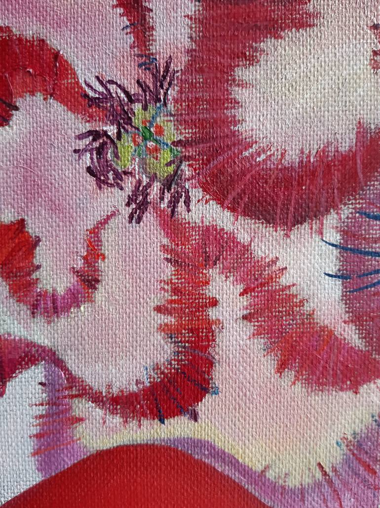 Original Abstract Botanic Painting by D K W