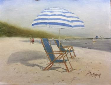 Original Impressionism Beach Paintings by Gary Delancey