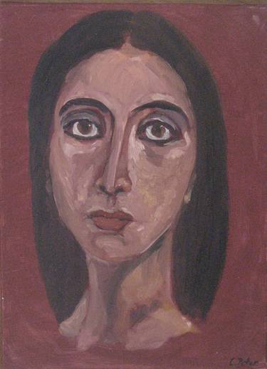 Original Expressionism Portrait Paintings by Caroline PETER