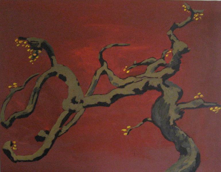 Original Tree Painting by Caroline PETER