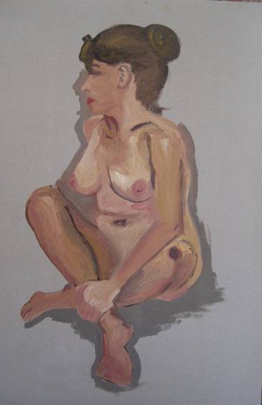 Original Expressionism Nude Paintings by Caroline PETER