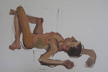 Print of Nude Paintings by Caroline PETER