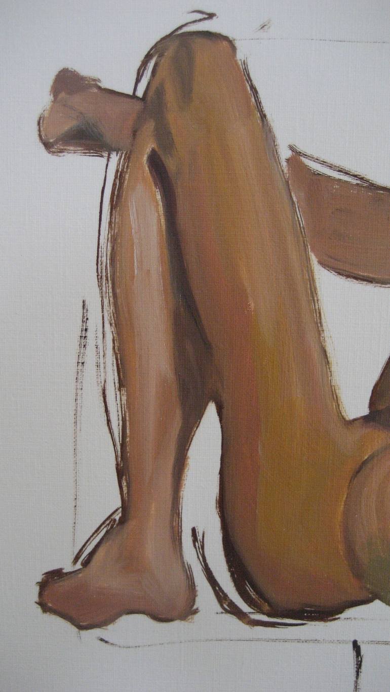 Original Expressionism Nude Painting by Caroline PETER