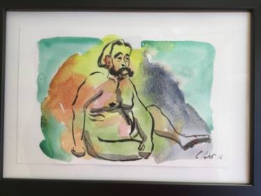 Print of Expressionism Men Paintings by Caroline PETER