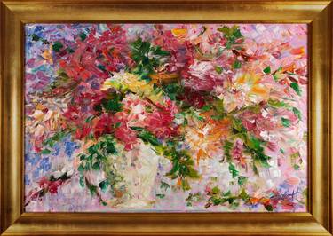Original Fine Art Floral Paintings by Daria Zakharova