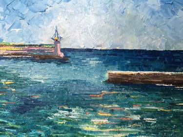 Original Impressionism Seascape Paintings by Daria Zakharova