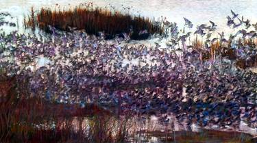 Original Impressionism Nature Paintings by Bezalel Levy
