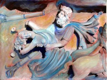 Original Classical mythology Paintings by Bezalel Levy
