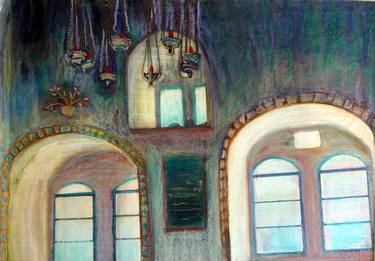 Original Fine Art Architecture Paintings by Bezalel Levy