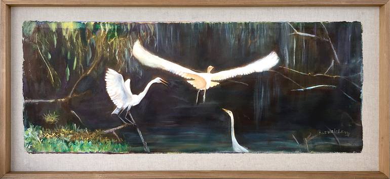 Original Realism Animal Painting by Bezalel Levy