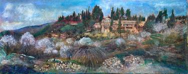 Original Impressionism Landscape Paintings by Bezalel Levy