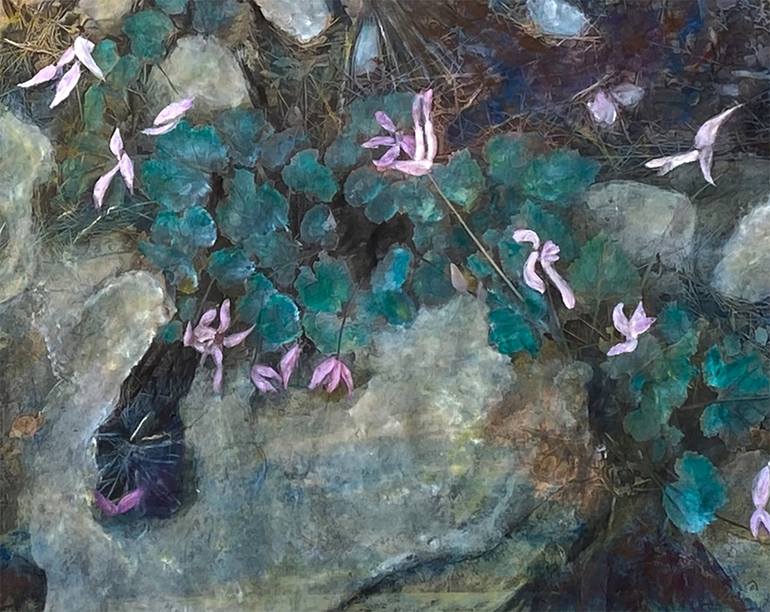 Original Realism Botanic Painting by Bezalel Levy