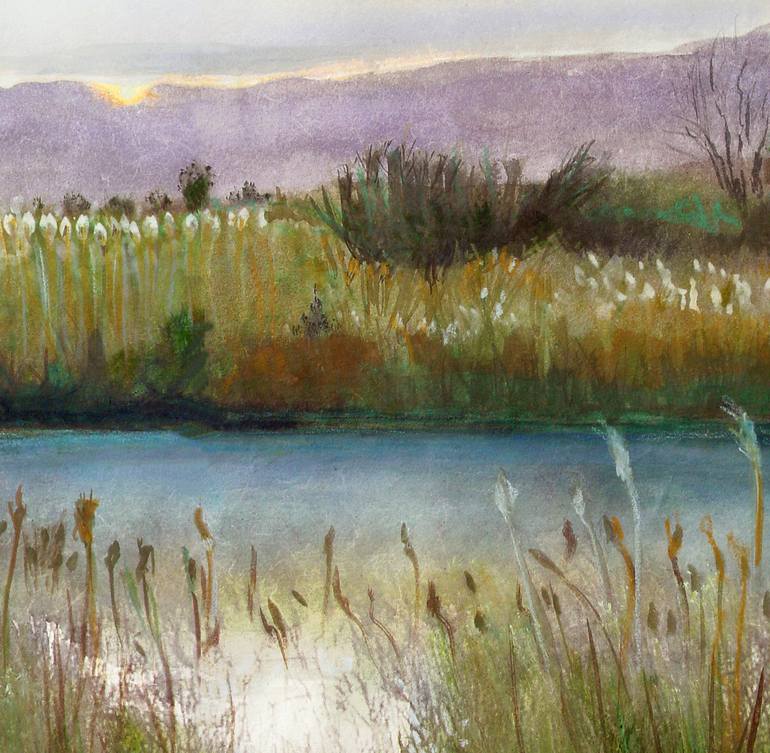 Original Landscape Painting by Bezalel Levy
