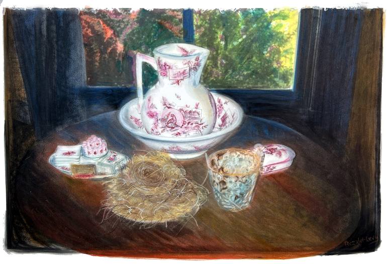 Original Fine Art Still Life Paintings by Bezalel Levy