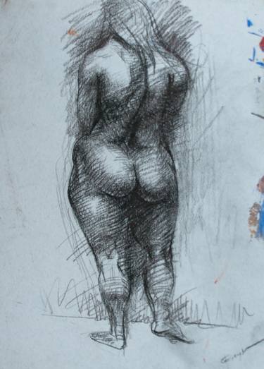 Print of Nude Drawings by Hennadii Fisun