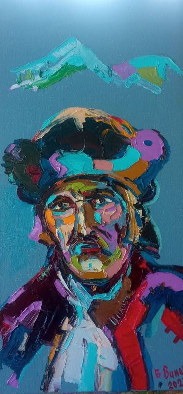 Original Portraiture Abstract Paintings by Bogdan Vynarchyk