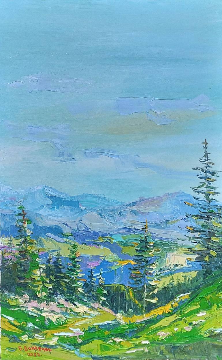 Print of Landscape Paintings by Bogdan Vynarchyk