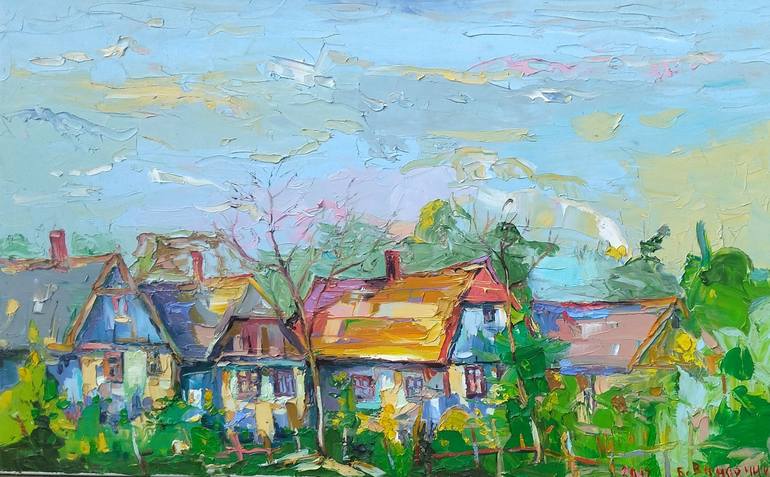 Print of Expressionism Landscape Paintings by Bogdan Vynarchyk