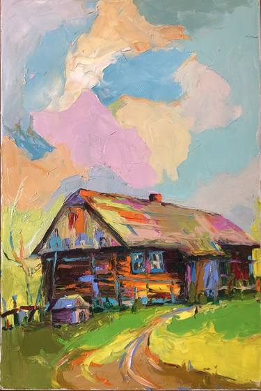 Original Expressionism Language Painting by Bogdan Vynarchyk