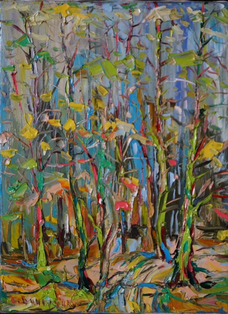 Print of Expressionism Landscape Paintings by Bogdan Vynarchyk