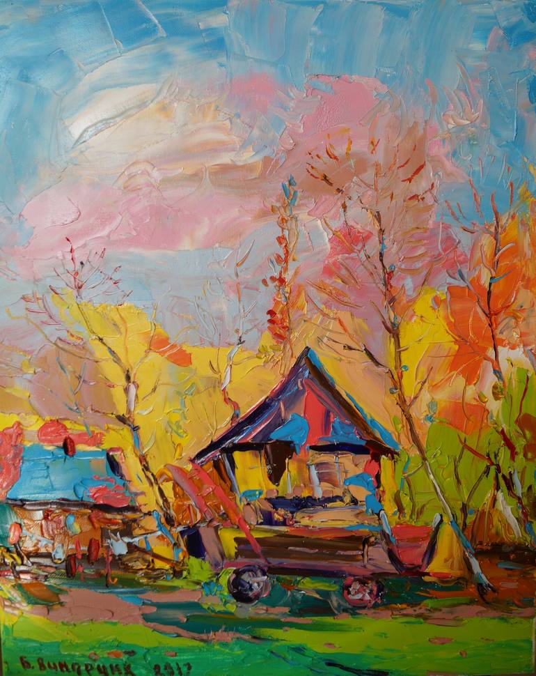 Original  Painting by bogdan vynarchyk