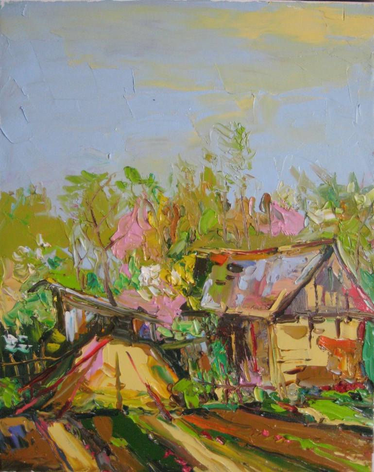 Print of Expressionism Landscape Paintings by Bogdan Vynarchyk