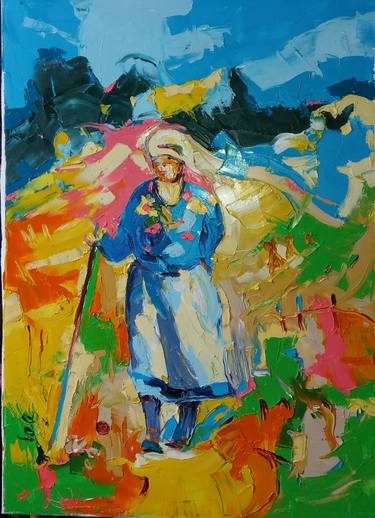 Print of Expressionism People Paintings by Bogdan Vynarchyk