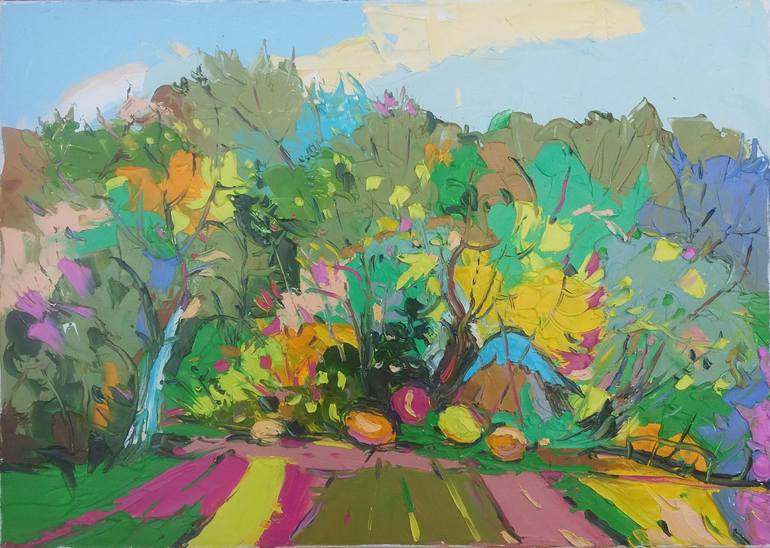 Print of Expressionism Landscape Paintings by Bogdan Vynarchyk
