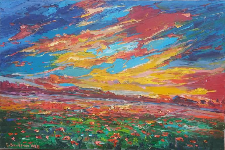 Print of Impressionism Landscape Paintings by Bogdan Vynarchyk