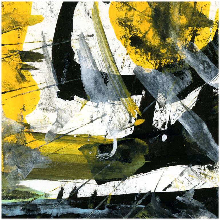 Original Abstract Expressionism Abstract Painting by Mota Montero